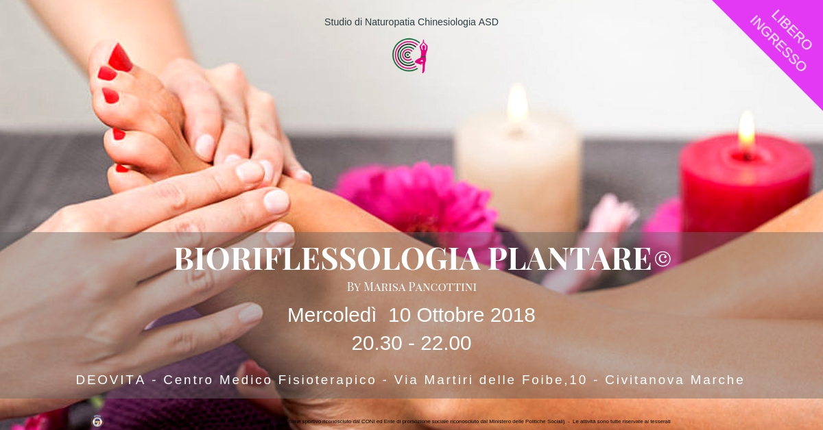 Ottobre Bioriflessologia Plantare By Marisa Pancottini