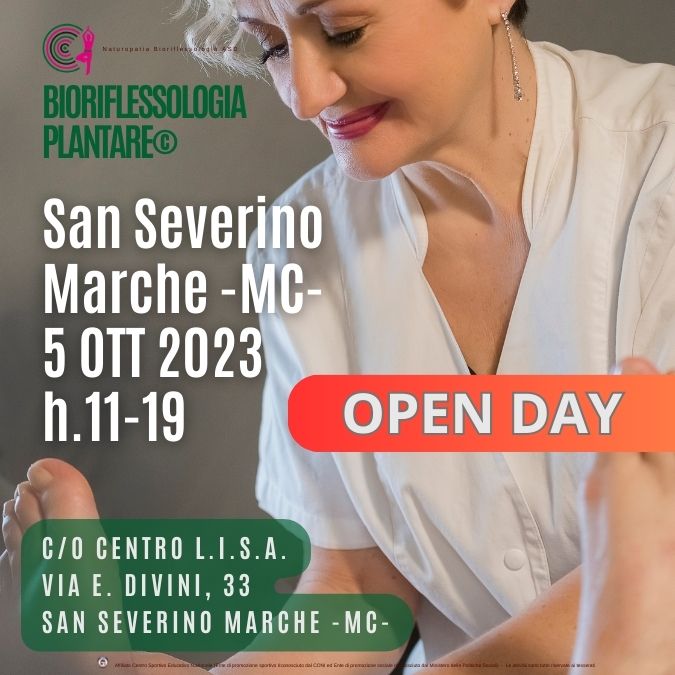 Open Day San Severino Marche 5 Ottobre 2023 Bioriflessologia